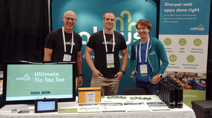 Caktus booth at PyCon 2018