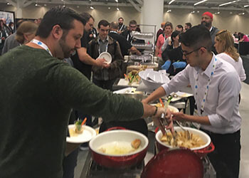 Lunch buffet at PyCon 2019